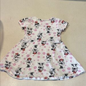 Disney Minnie Mouse Pink Polka Dot Dress